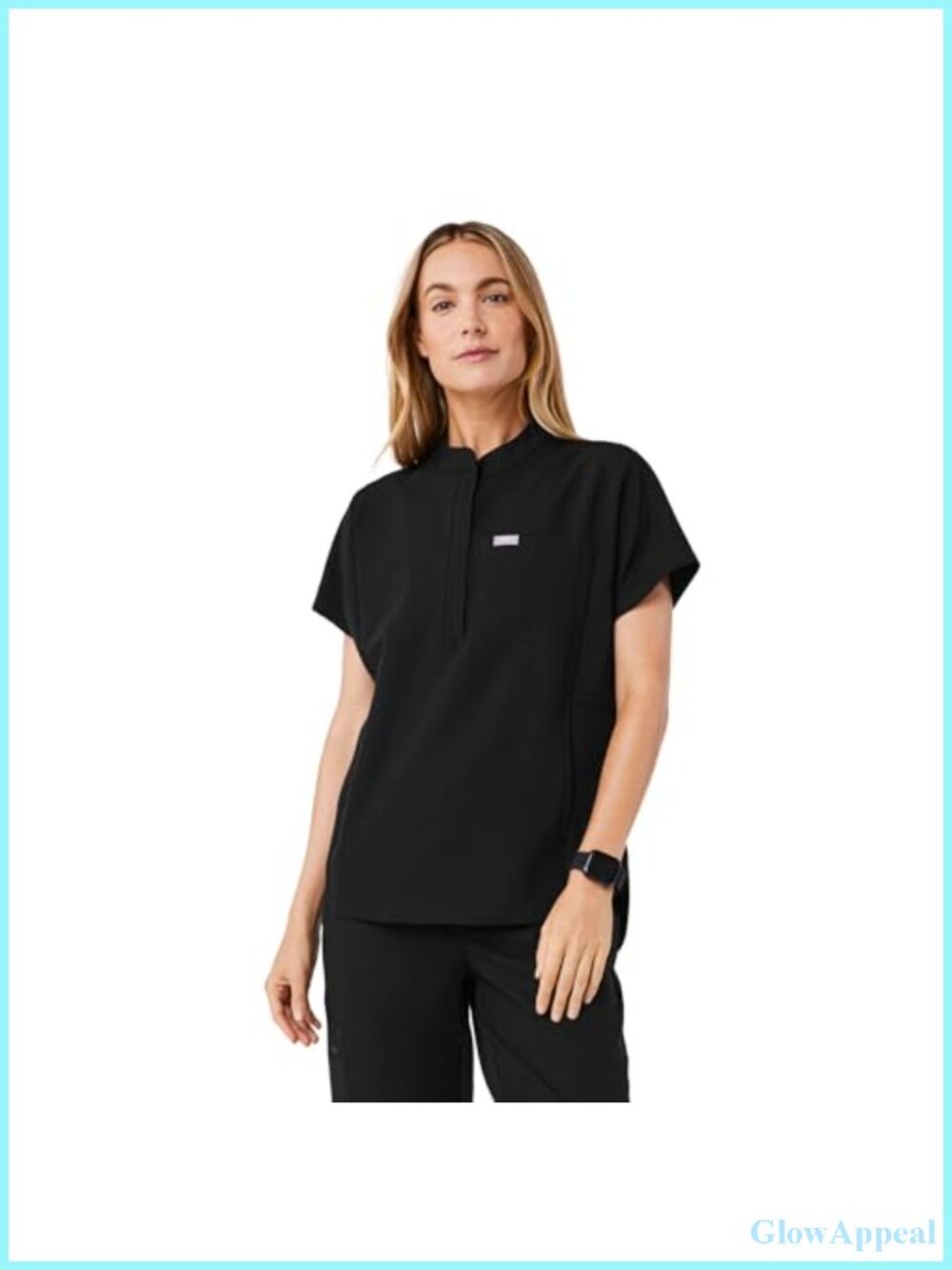 FIGS Montex Relaxed Scrub Top Women Medical FIONx Stretch